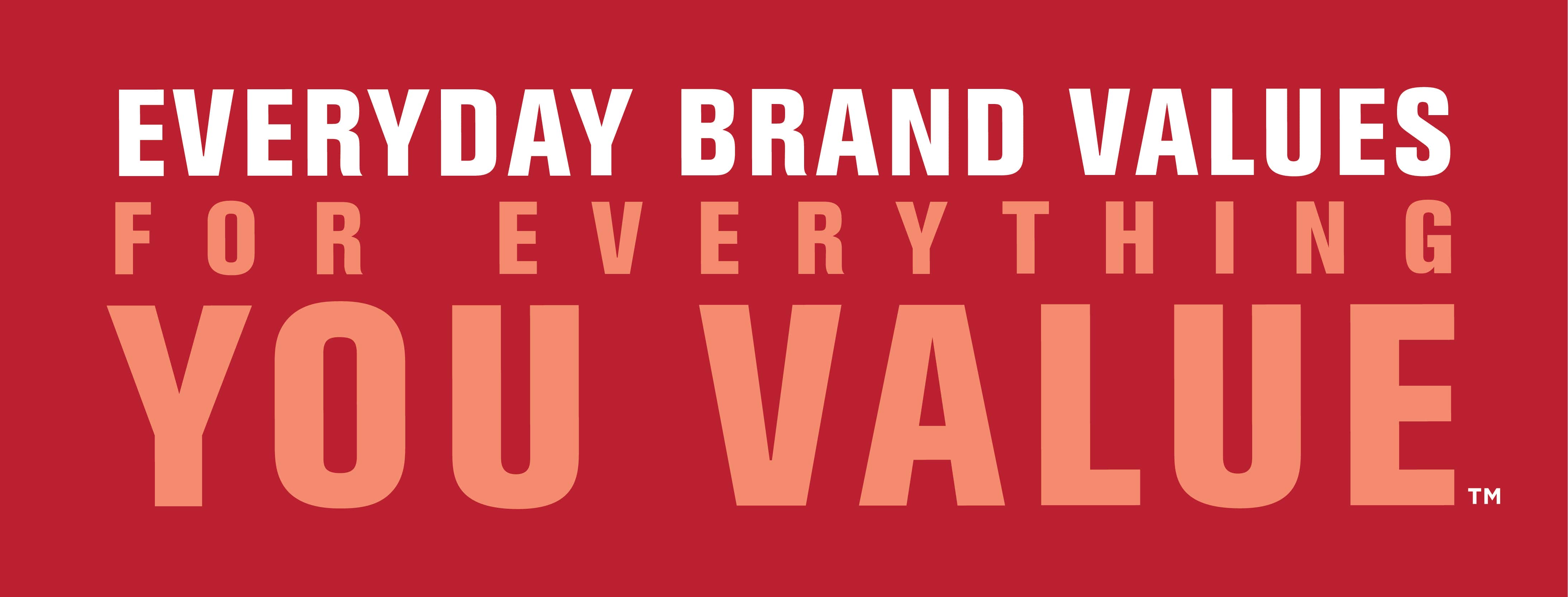 Everyday Brand Values for Everything You Value